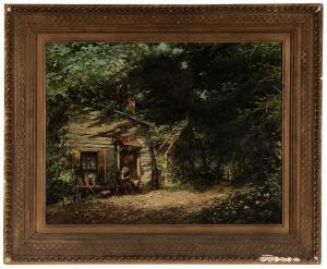 BOYLE WILLIAM W 1800,Cabin in the Woods,Brunk Auctions US 2016-07-08