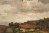 BOZZALLA Giuseppe 1874-1958,Cloudy sky,1904,Palais Dorotheum AT 2015-05-06