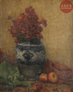 BRÉARD Henri 1800-1900,Nature morte au vase de fleurs,Ader FR 2017-10-06