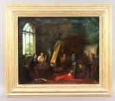 BRÉMOND Jean François 1807-1868,Le peintre dans son atelier,Auxerre Enchères FR 2018-11-25