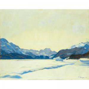 BRÜGGER Fanny 1886-1970,OBERENGADINER WINTERLANDSCHAFT,1913,Sotheby's GB 2007-11-27