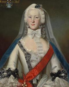 Brünniche Andreas,Portrait of Vibeke Margrethe Juel (1734–1793),1752,Bruun Rasmussen 2022-09-21