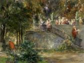 BRÜTT Ferdinand 1849-1936,Gartenfest,1900,Palais Dorotheum AT 2012-10-16