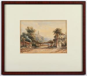 BRAAKMAN Anton 1811-1879,Landschaft in Italien,Von Zengen DE 2022-09-02