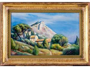 BRABO Albert 1894-1964,Paysage des Alpilles.,Hôtel des ventes d'Avignon FR 2024-02-10