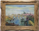 BRACHETTI Paul 1895-1969,Stadt am Fluss,Scheublein Art & Auktionen DE 2018-01-26