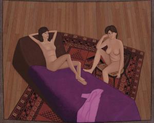 BRACK John Cecil 1920-1999,Double Nude I,1982,Menzies Art Brands AU 2011-12-08