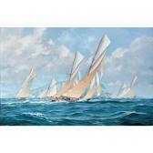 BRACKMAN David 1932-2008,yachts sailing off the isle of wight,Sotheby's GB 2005-01-26