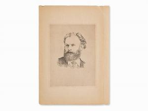 BRACQUEMOND Felix 1833-1914,Portrait Édouard Manet,c.1867,Auctionata DE 2016-07-26