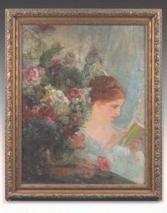 BRACQUEMOND Marie 1841-1916,Femme lisant,Ferri FR 2021-12-10