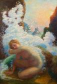 BRACQUEMOND Pierre 1870-1926,La Vague,1912,Ader FR 2022-03-15