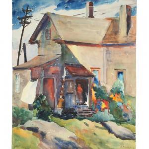 BRADLEY Carolyn Gertrude 1898-1954,Eastport, Maine,1932,Ripley Auctions US 2024-03-30