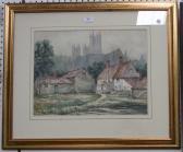BRADLEY CHAMBERS W.T,View of Cottages,Tooveys Auction GB 2010-01-01