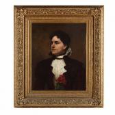 BRADLEY FLAGG Jared 1820-1899,Portrait of Mrs. Emma Vincent Sherman,1898,Leland Little US 2016-06-17