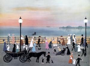 BRADLEY Helen Layfield 1900-1979,Evening on the Promenade,Bonhams GB 2013-02-05