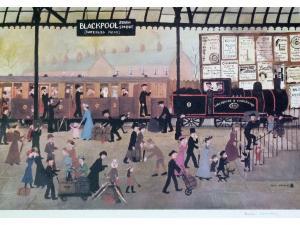 BRADLEY Helen Layfield 1900-1979,The Railway Station,Capes Dunn GB 2012-07-31