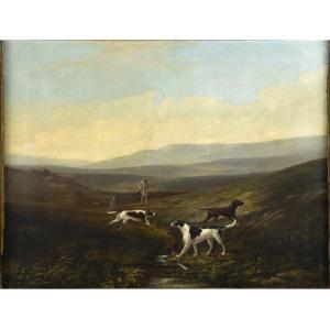 BRADLEY John 1900-1900,Untitled (Hunters and Dogs),Rago Arts and Auction Center US 2009-08-08