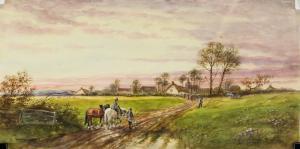 BRADLEY Norman 1880-1910,landscape,888auctions CA 2019-07-04