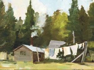 bradley talbot fritz 1878,Washing Day at the Mastigouche Club, Quebec,1950,Christie's GB 2004-09-08