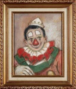 BRADLEY William H 1868-1962,Clown,Neal Auction Company US 2021-03-04