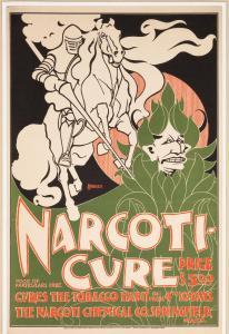 BRADLEY William H 1868-1962,Narcoti-Cure,1895,Cottone US 2022-06-08