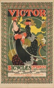 BRADLEY William H 1868-1962,Victor Bicycles/Overman Wheel Company,1896,Christie's GB 2024-04-12