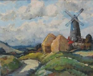 BRADSHAW Constance H 1872-1961,'On the South Downs',David Duggleby Limited GB 2017-09-15