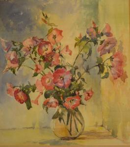BRADSHAW Dorothy,A still life study of flowers in a vase,Andrew Smith and Son GB 2014-09-09