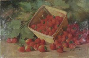 BRADSTREET Josephine Wyman 1859-1920,Strawberries,Gray's Auctioneers US 2010-05-28