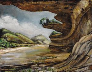 BRADY BETTY WINNIE 1914-1979,Landscape with River Scene,1947,Heritage US 2009-01-24