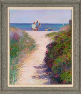 BRAGINTON SMITH HEATHER,Path to the beach lined with beach roses,Eldred's US 2022-08-17