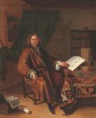 BRAKENBURGH Richard 1650-1702,Portrait of a connoisseur,Christie's GB 2005-11-02