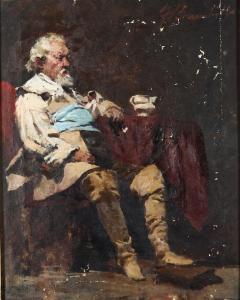 BRAMBILLA Ferdinando 1838-1921,Ritratto di uomo seduto,Cambi IT 2020-06-09