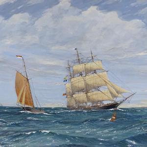 BRAMLEY R 1900-1900,British tea clipper Lord of the Isles at sea,Burstow and Hewett GB 2019-04-17