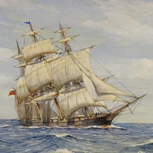 BRAMLEY R 1900-1900,Taeping clipper ship at sea,Burstow and Hewett GB 2019-05-22
