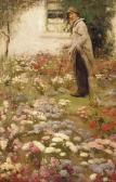 BRAMLEY William 1900-1932,A stroll in the garden,Christie's GB 2001-05-10