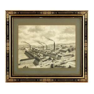 BRAMMER Joseph 1833-1904,View of the reed & barton factory,Freeman US 2015-11-11