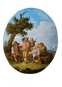 BRAND Johann Christian 1722-1795,BURLESKE FIGUREN IN DER LANDSCHAFT,Lempertz DE 2008-05-17