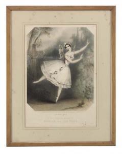 BRANDARD JOHN 1812-1863,Carlotta Grisi in the ballets Giselle and Peri,1844,Christie's GB 2007-01-23