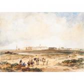 BRANDARD Robert 1805-1862,FISHERFOLK ON THE SHORE AT YARMOUTH, ISLE OF WIGHT,Sotheby's GB 2005-12-08