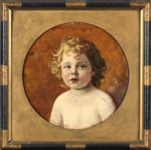 BRANDENBURG Paul 1866-1925,Porträt eines Kindes,1915,DAWO Auktionen DE 2017-05-06
