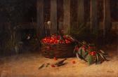 BRANDES Hans Heinrich Jurgen 1803-1868,Cherries thieves,Desa Unicum PL 2021-12-16