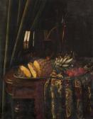 BRANDES Hans Heinrich Jurgen 1803-1868,Still Life with Pineapple,Palais Dorotheum AT 2015-11-28