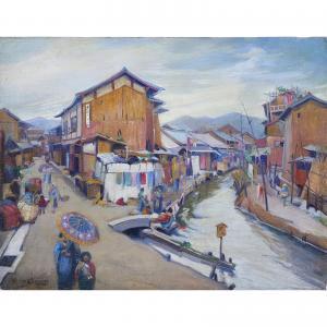 BRANDIEN Carl W 1886-1965,In Old Kyoto,1930,Clars Auction Gallery US 2021-11-19