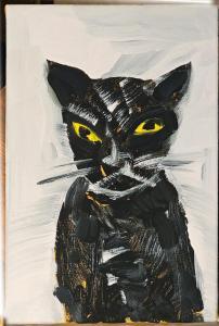 BRANDL Herbert 1959,Tiki the cat,2023,Palais Dorotheum AT 2024-03-04