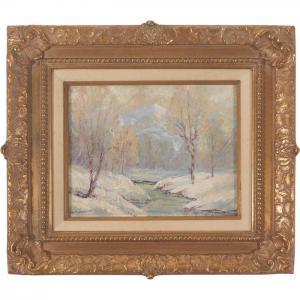 BRANDNER Karl C 1898-1961,Winter Landscape,Treadway US 2013-12-07