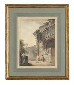 BRANDOIN Michel Vincent 1733-1807,Rovine classiche con figure,Il Ponte Casa D'aste Srl IT 2021-04-20
