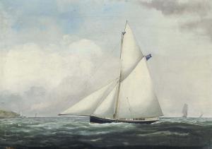 BRANDON Arthur,A racing cutter, flying the colours of The Royal C,Christie's GB 2011-05-18