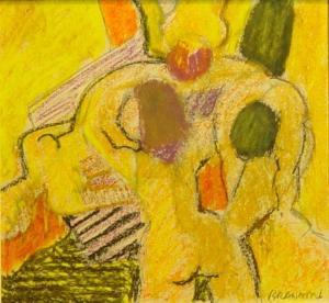BRANDON Frédéric 1948,Composition aux nus,Siboni FR 2020-02-02