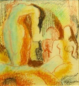 BRANDON Frédéric 1948,Composition aux nus II,Siboni FR 2020-02-02